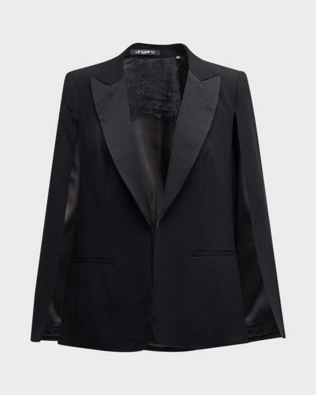 Claudia Boxy Cape Jacket
